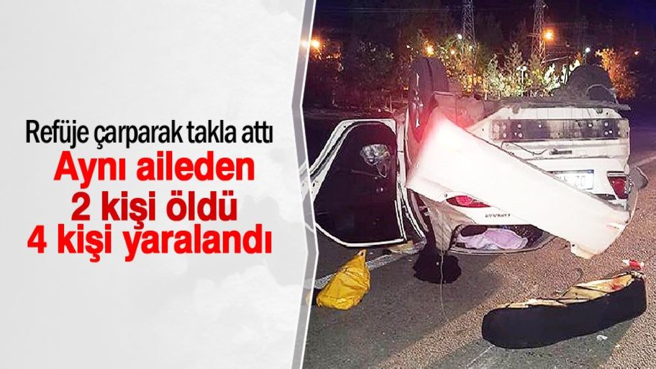 Anne ve Oğlu Kazada Hayatını Kaybetti