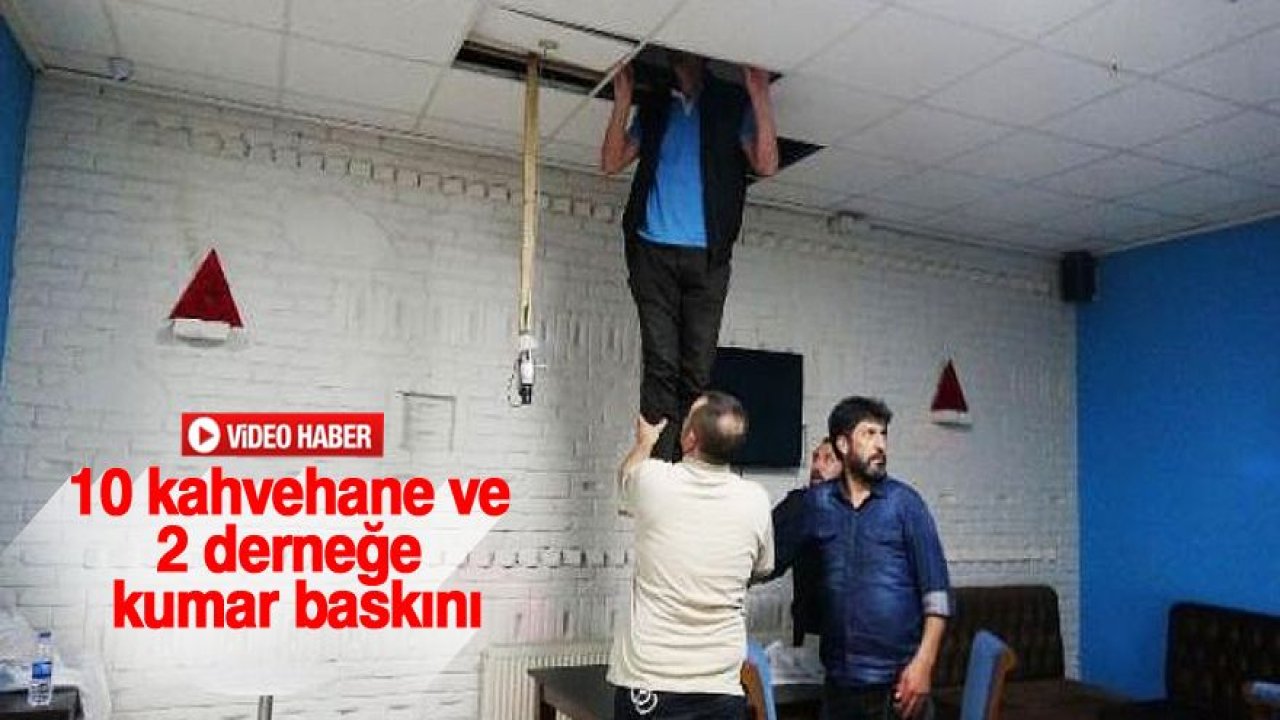 Konya'da kumar ve tombala operasyonu