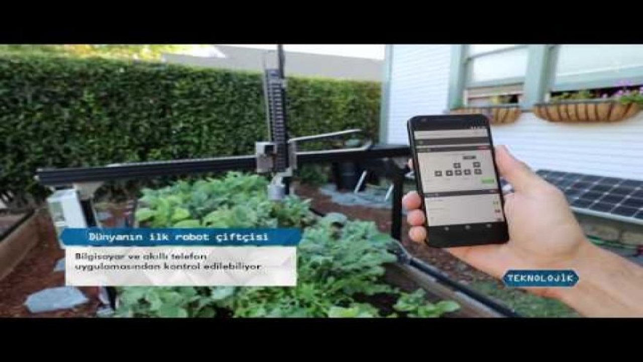 Dünyanın ilk robot çiftçisi