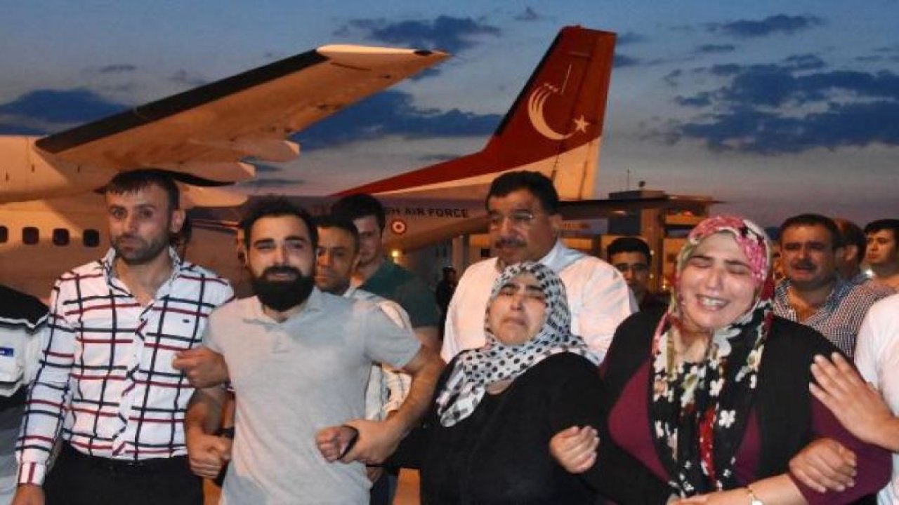 Şehit Oğlunu, 'Hoşgeldin Yiğidim, Aslanım' Diye Karşıladı