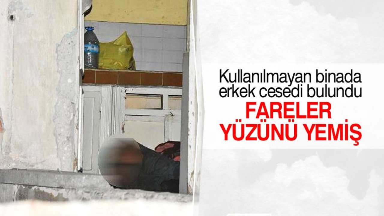 Kullanılmayan binada erkek cesedi bulundu