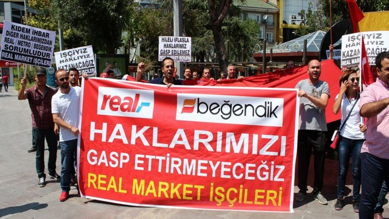 Real işçileri: “Hileli iflas ile haklarımız gasp edildi”