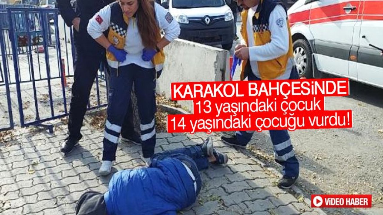 Polis merkezi bahçesindeki tartışma kanlı bitti: 2 yaralı