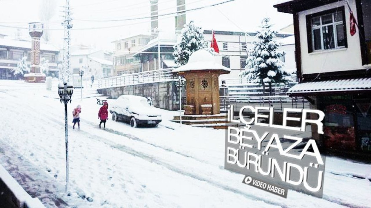 İlçeler beyaza büründü