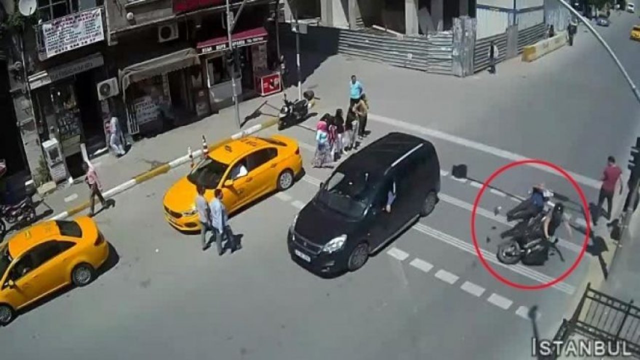 Trafik kazaları mobese kameralarında