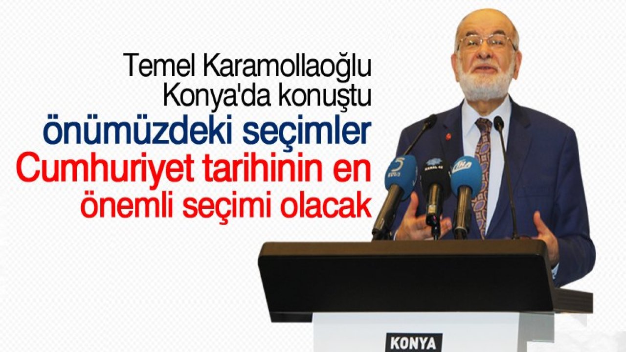 Temel Karamollaoğlu Konya'da