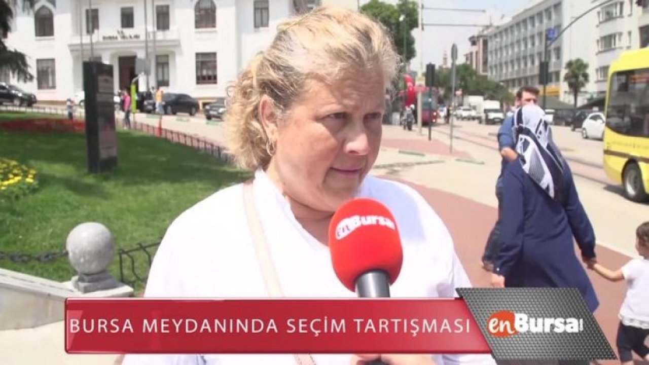 Erdoğan hayranı kadın: Onun kafasını yerim ben