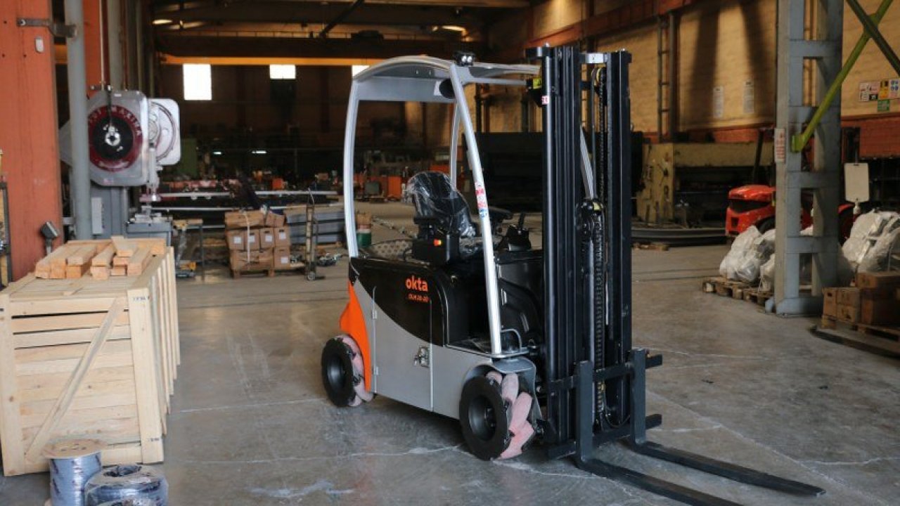 Konya'da üretilen çok yönlü forklifte 49 ülkeden talep
