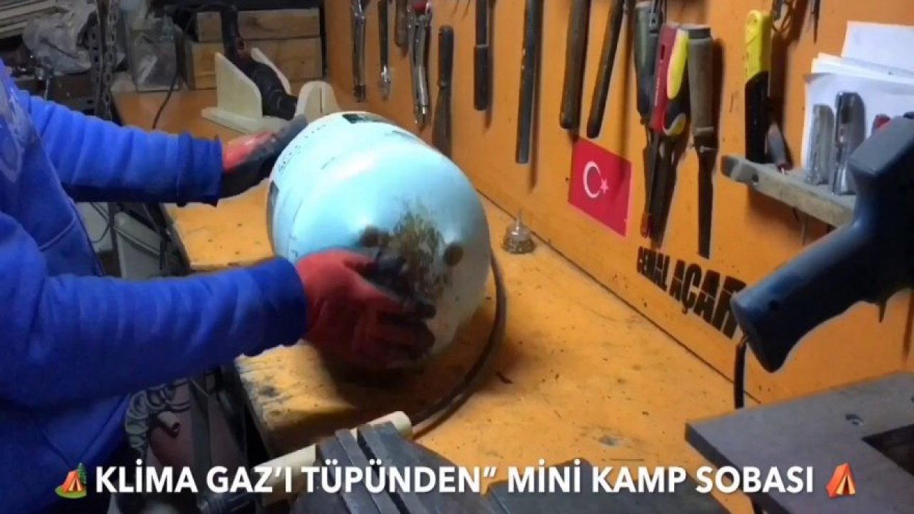 Mini  Kamp Sobası Yapımı