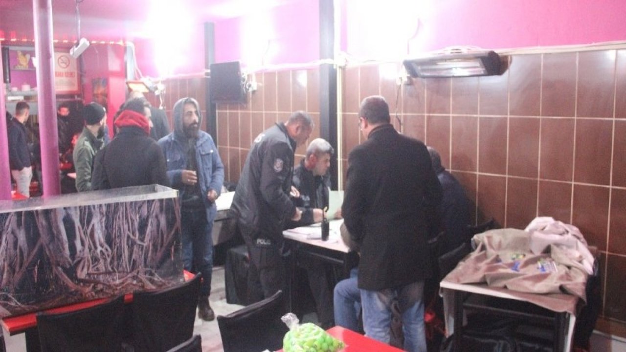 Polisin gelişini kameradan takip etmişler