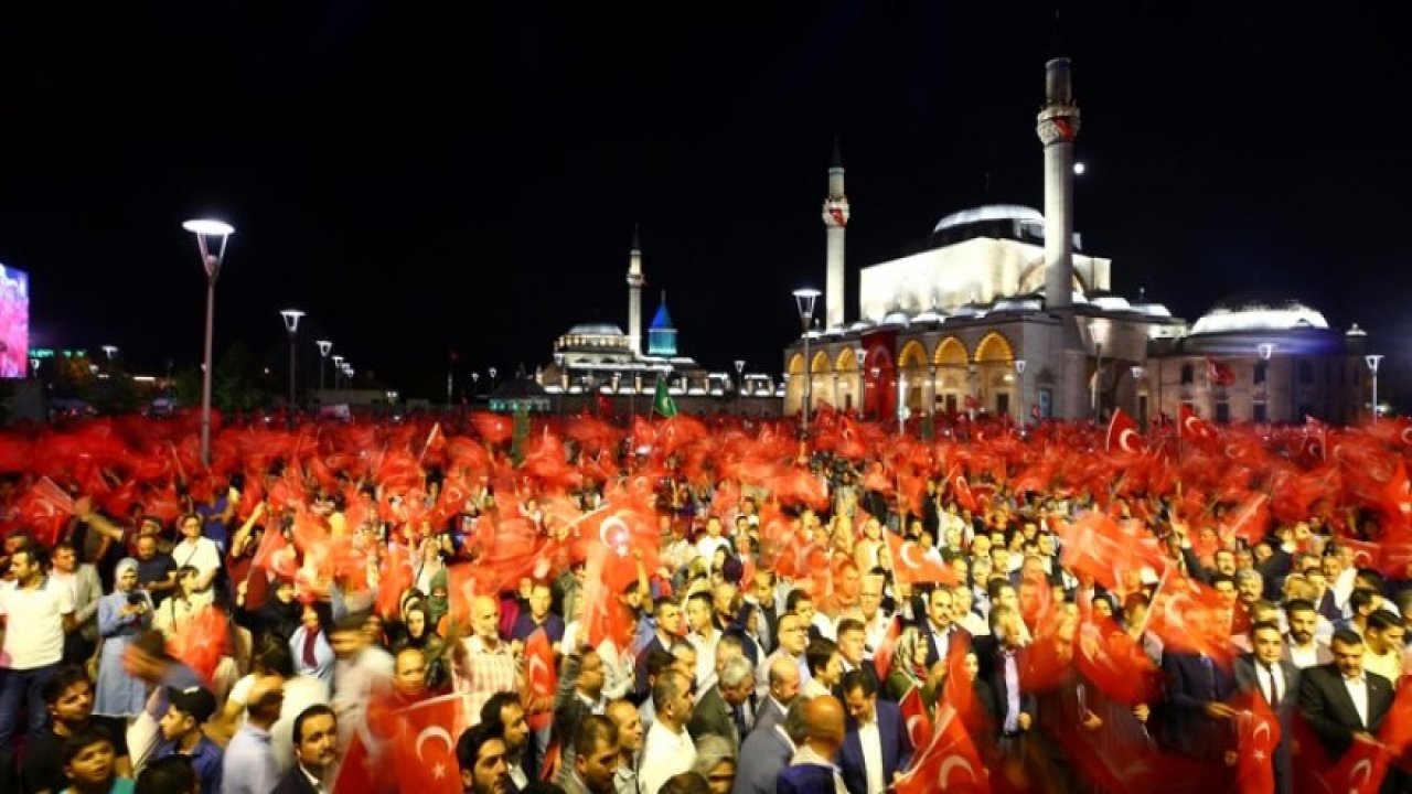 Konya'da 15 Temmuz coşku ile kutlandı