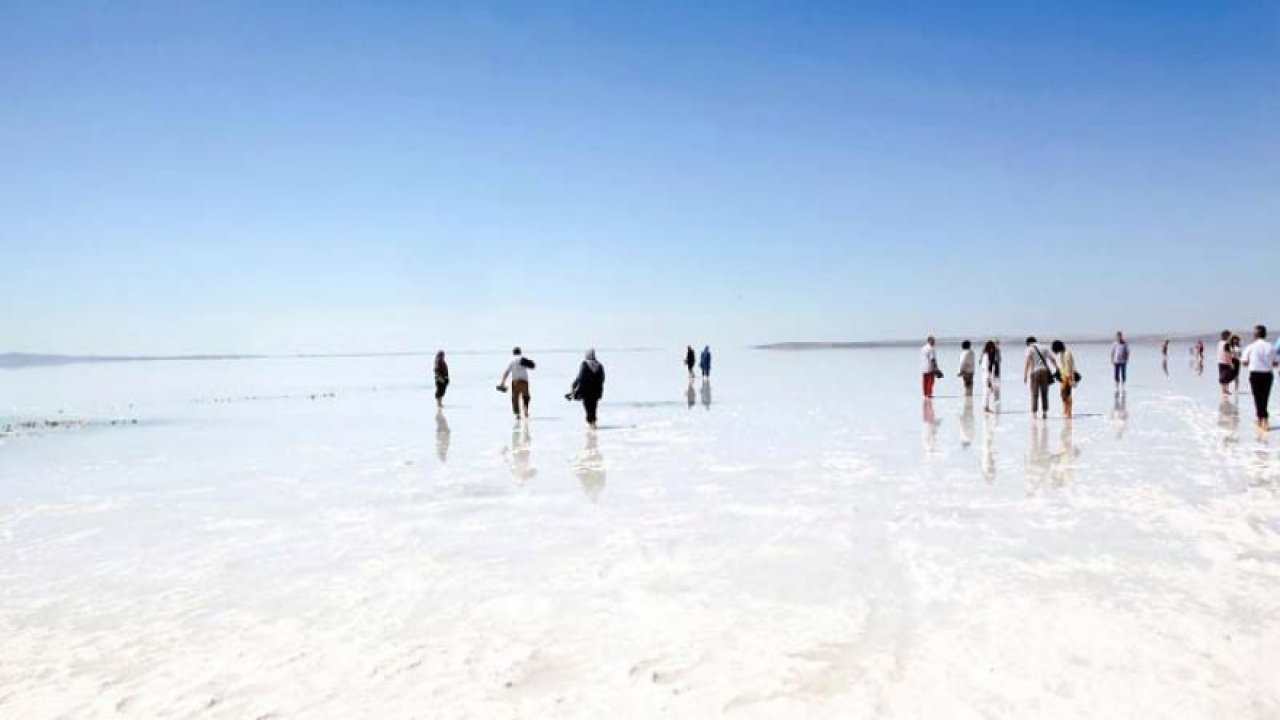 Tuz Gölü havadan çekim