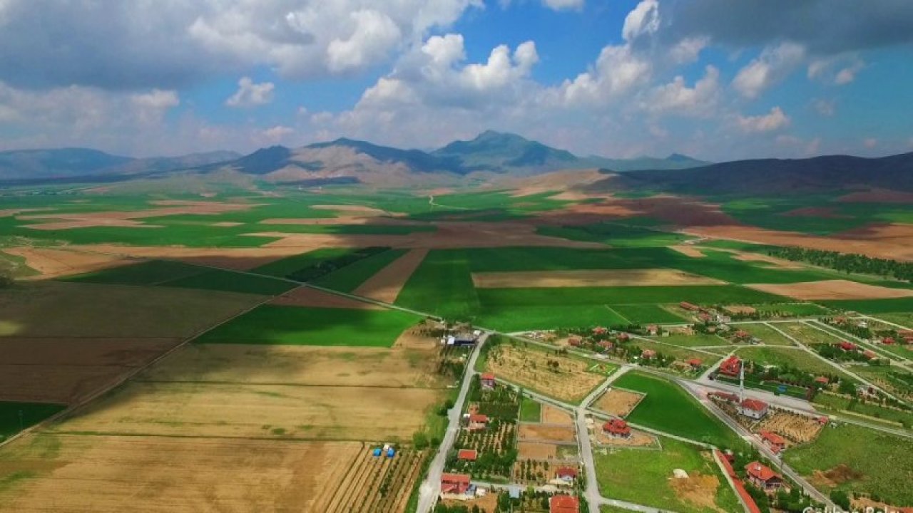 Konya ovası havadan görüntülendi!