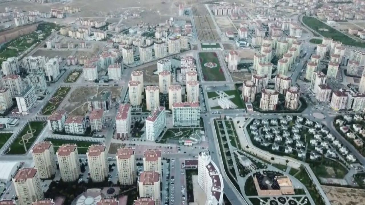 Konya havadan görüntülendi