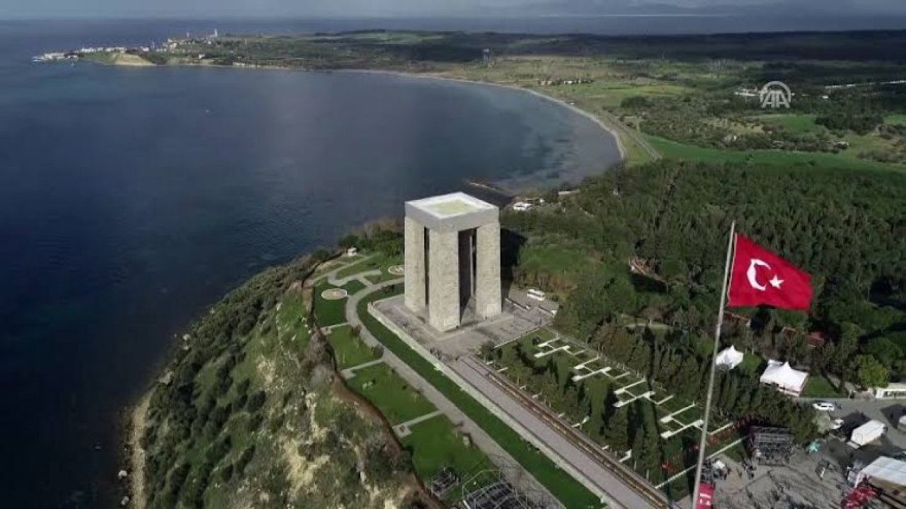 Havadan muhteşem görüntülerle Gelibolu