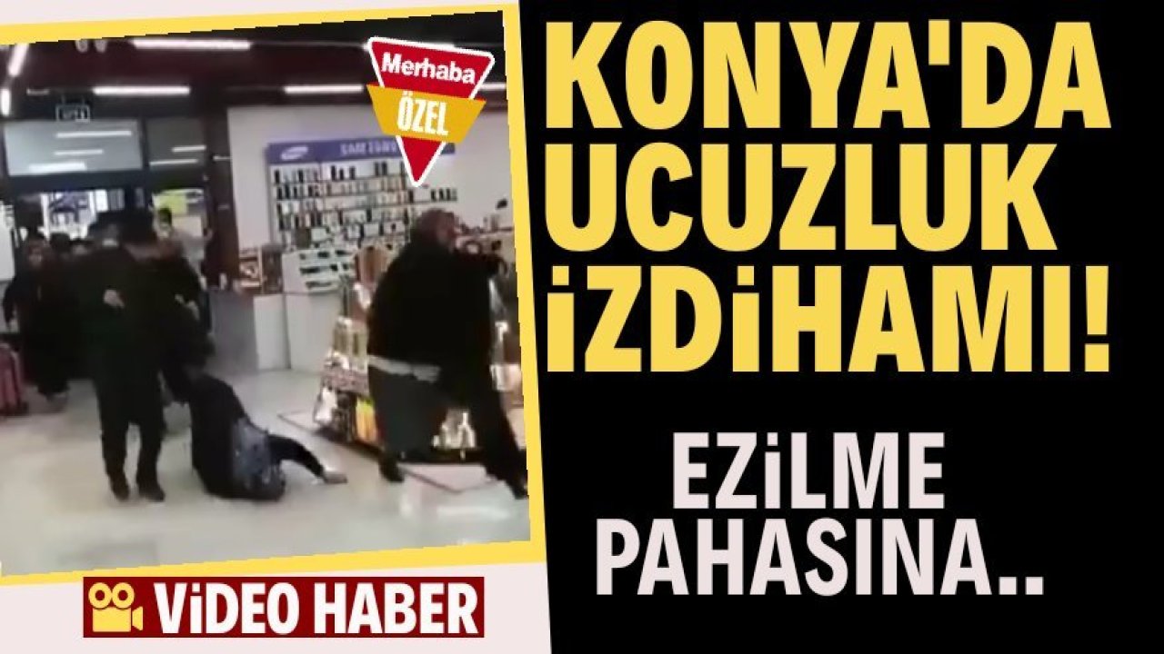 Konya'da ucuzluk izdihamı! Birbirlerini ezdiler..