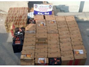 Denizli'de Yaklaşık 43 Bin Paket Kaçak Sigara Ele Geçirildi