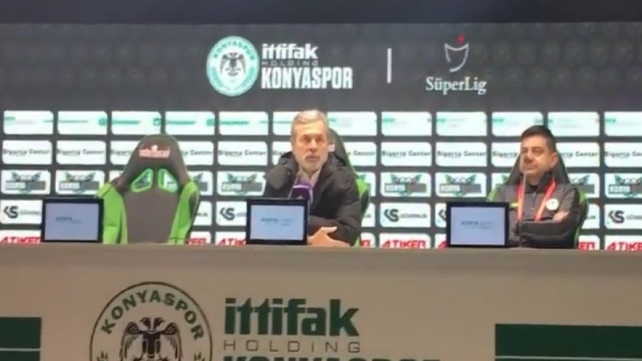 Aykut Kocaman’ın Konyaspor'dan ayrılmadan önceki son açıklamaları