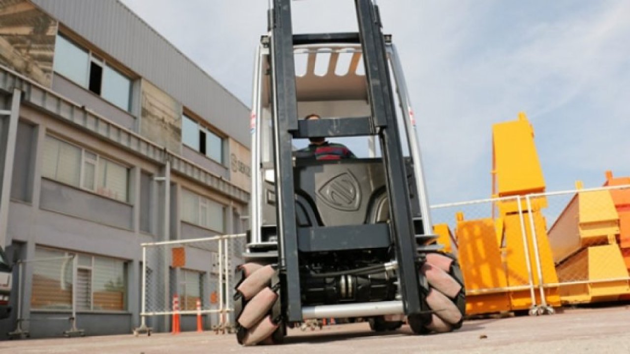 Konya'da üretilen çok yönlü forklifte 49 ülkeden talep