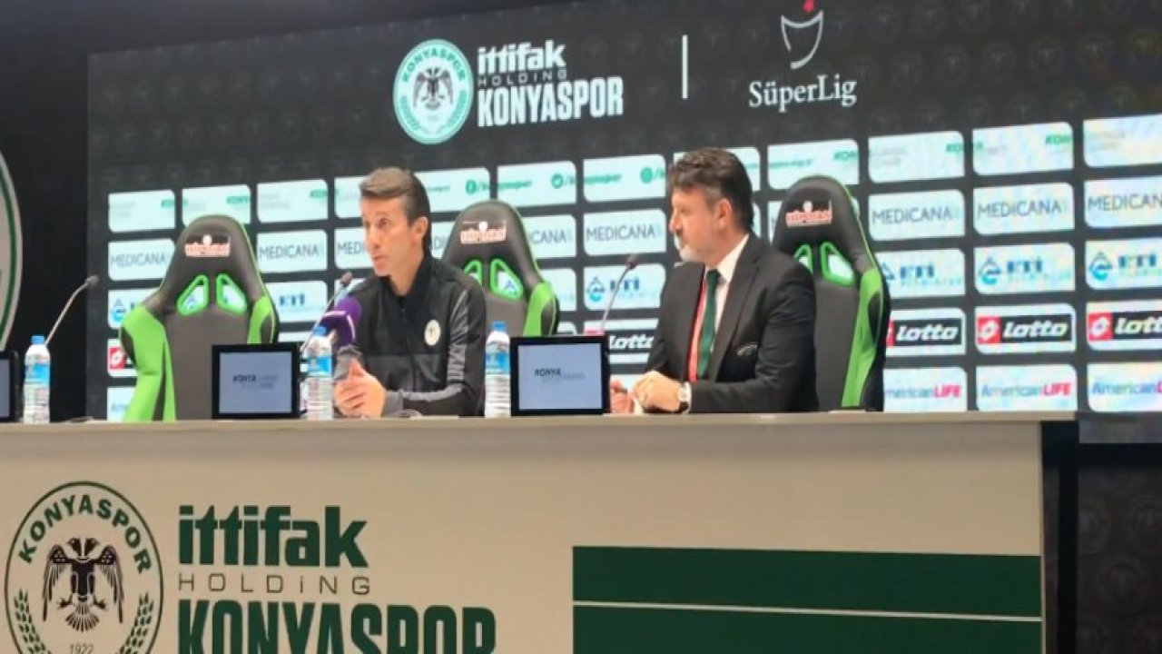Konyaspor Teknik Direktörü Bülent Korkmaz maçı değerlendirdi