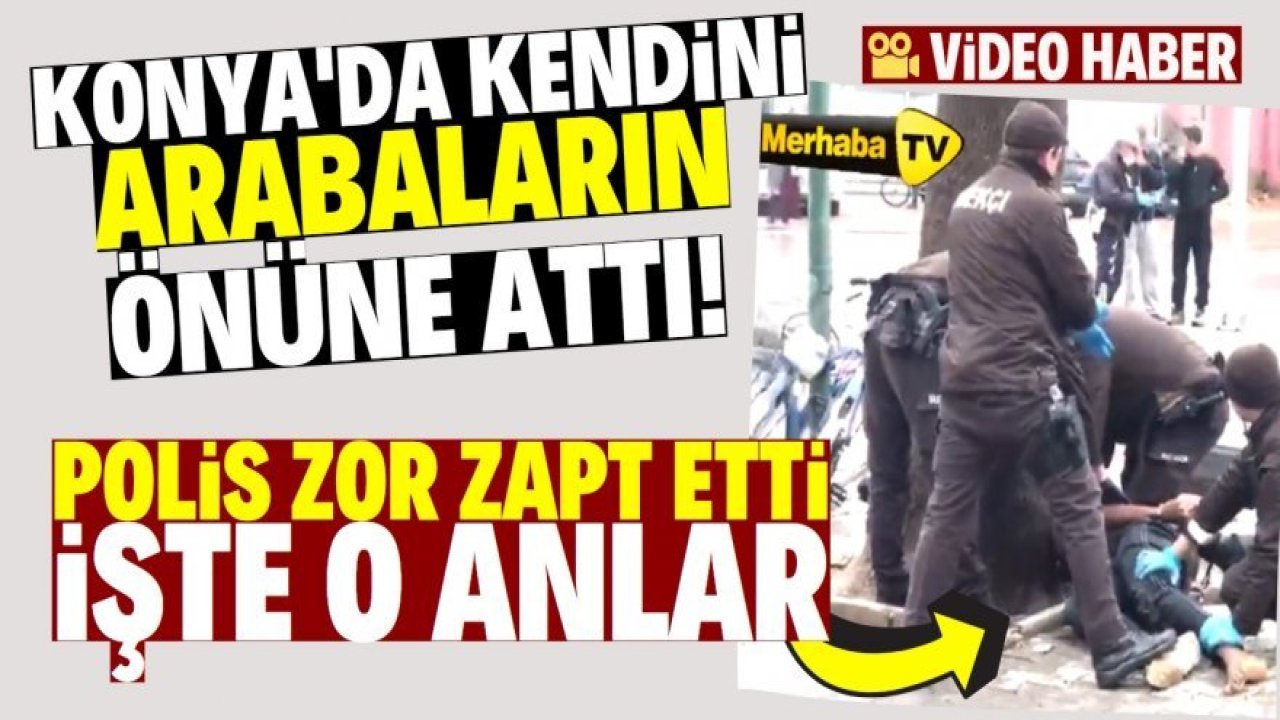 Taklacı şahıs güçlükle kontrol edildi