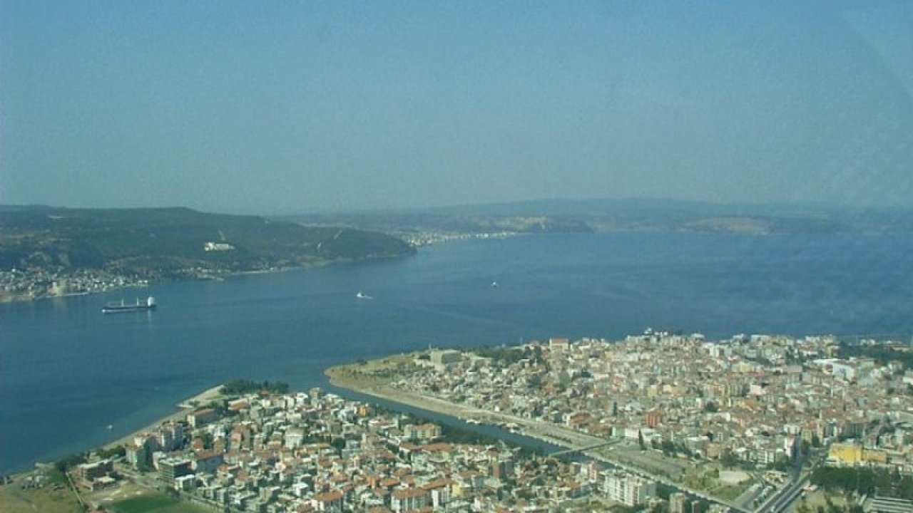 KUŞBAKIŞI ÇANAKKALE BOĞAZI