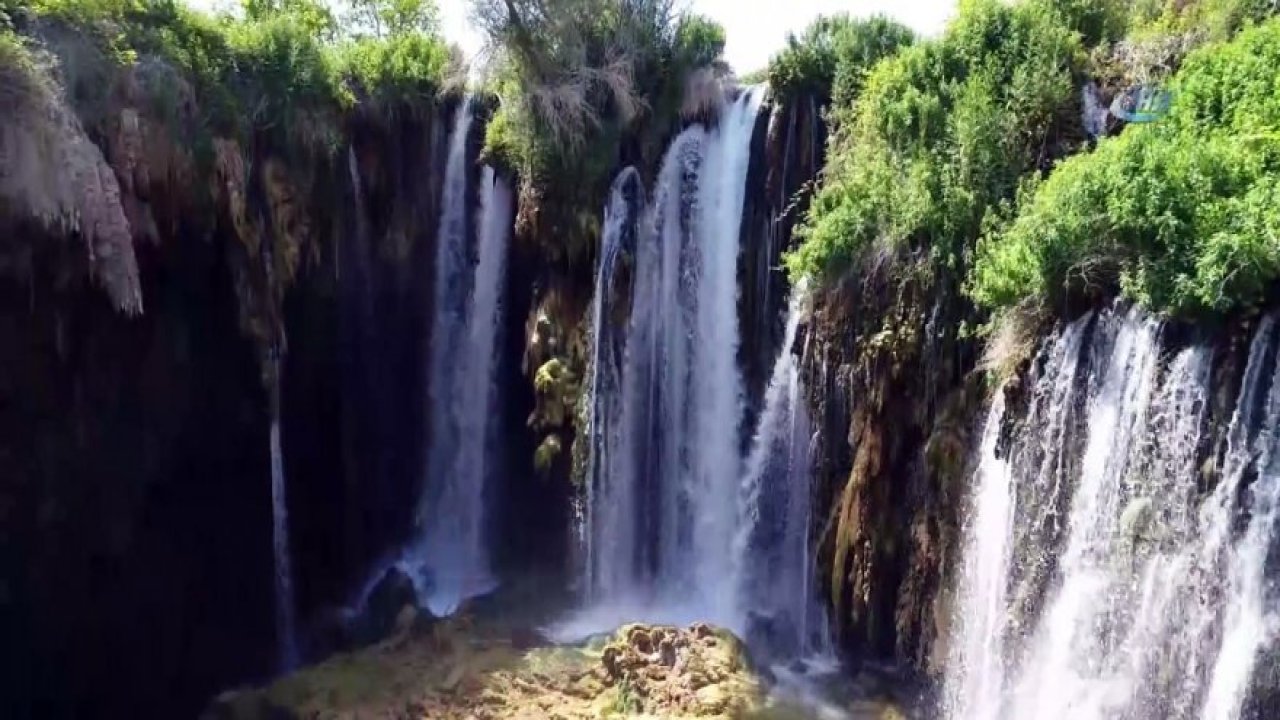 Göksu Şelalesi Havadan Görüntülendi