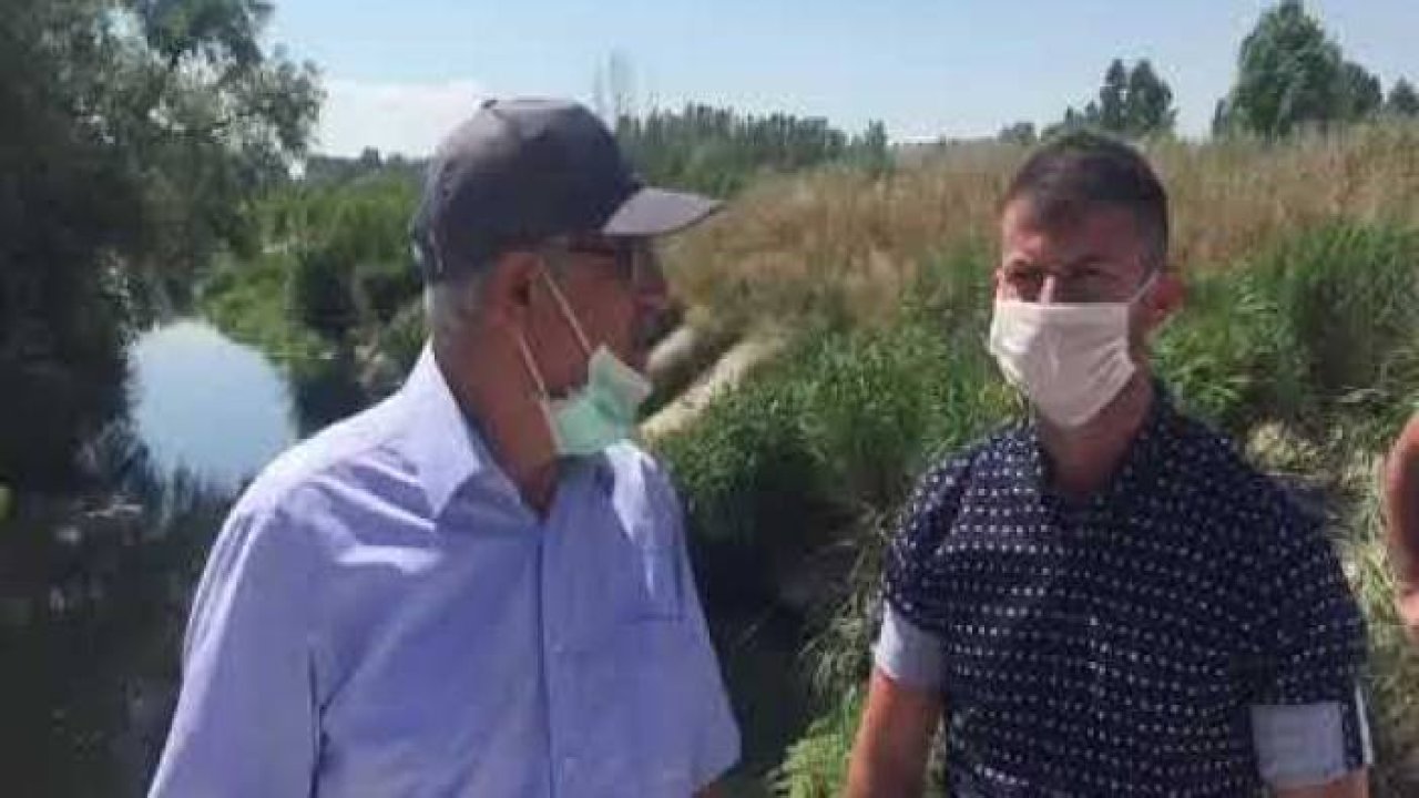 Konya Beyşehir’de dere yatağına kimyasal döktüler