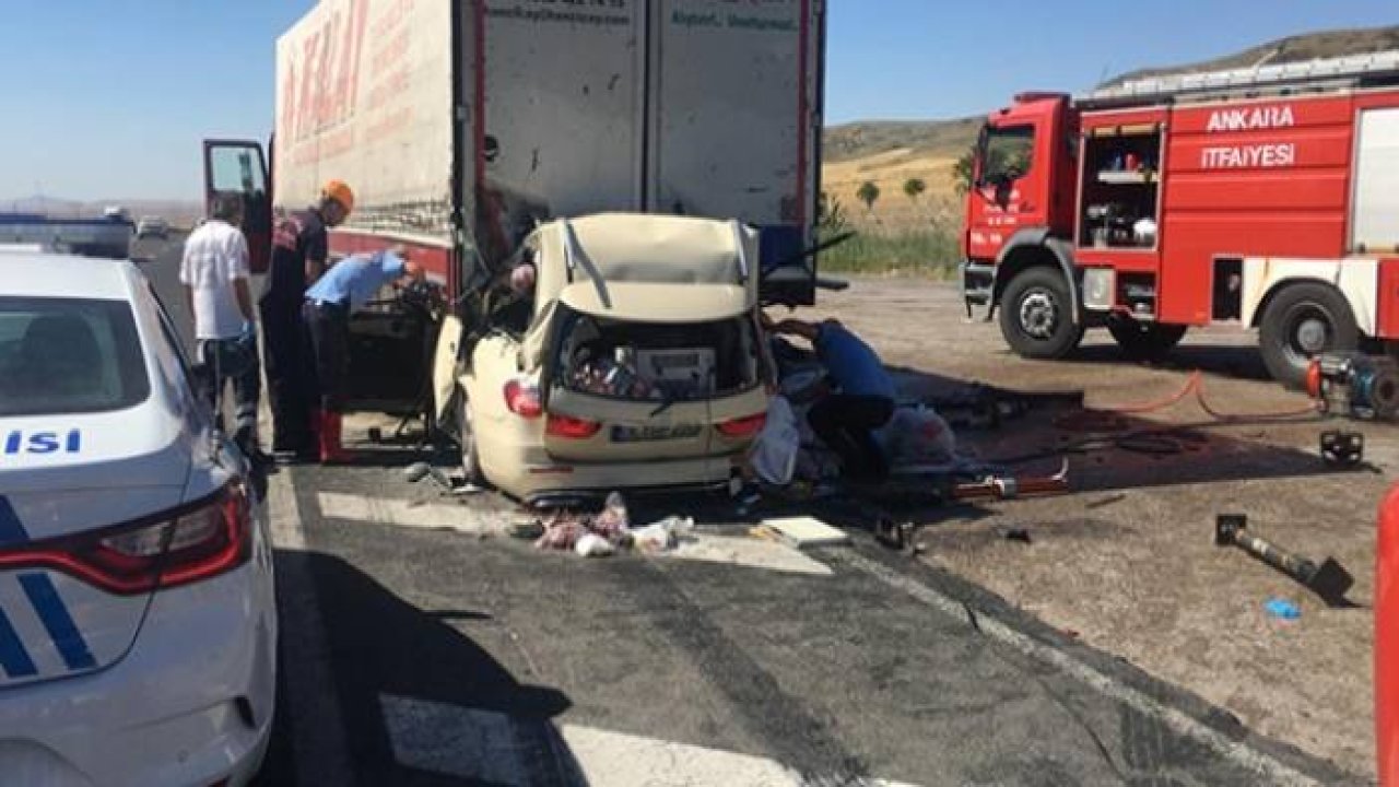 Ankara-Konya yolunda feci kaza: 5 ölü