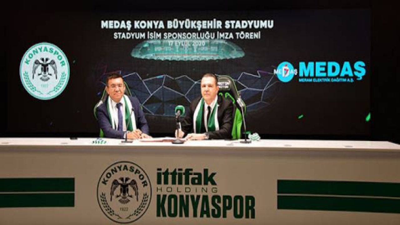 Stadyumumuzun İsmi 'MEDAŞ KONYA BÜYÜKŞEHİR STADYUMU' Oldu
