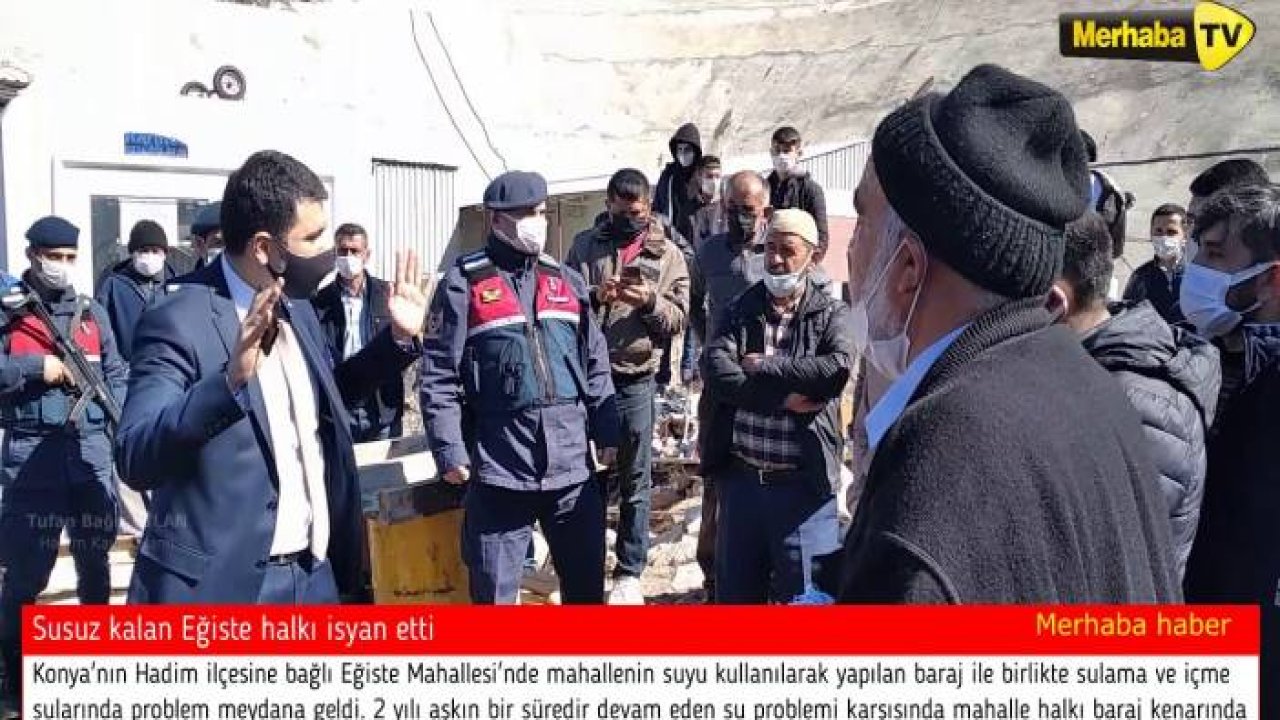 Susuz kalan Eğisteliler isyan etti