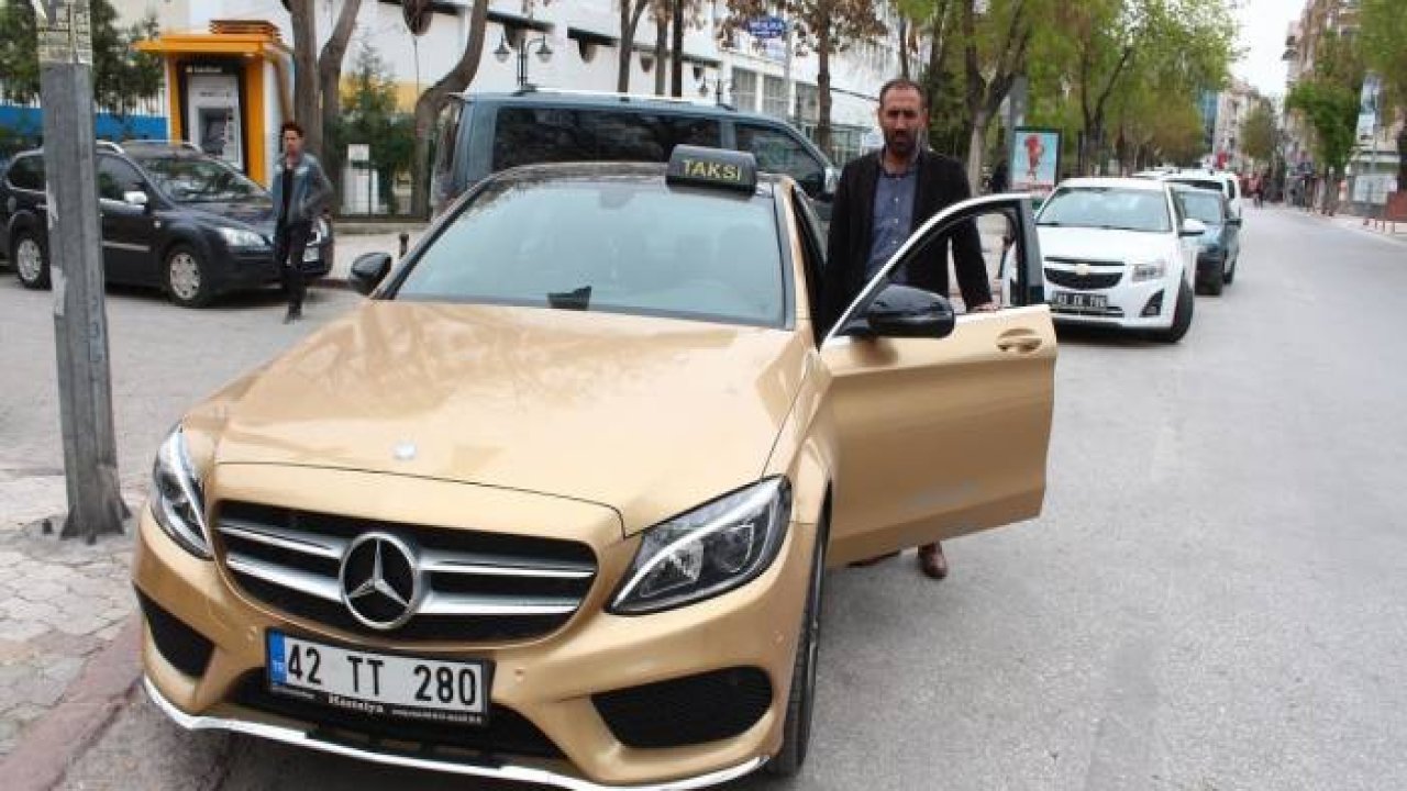 Konya'daki lüks taksi görenleri şaşırtıyor