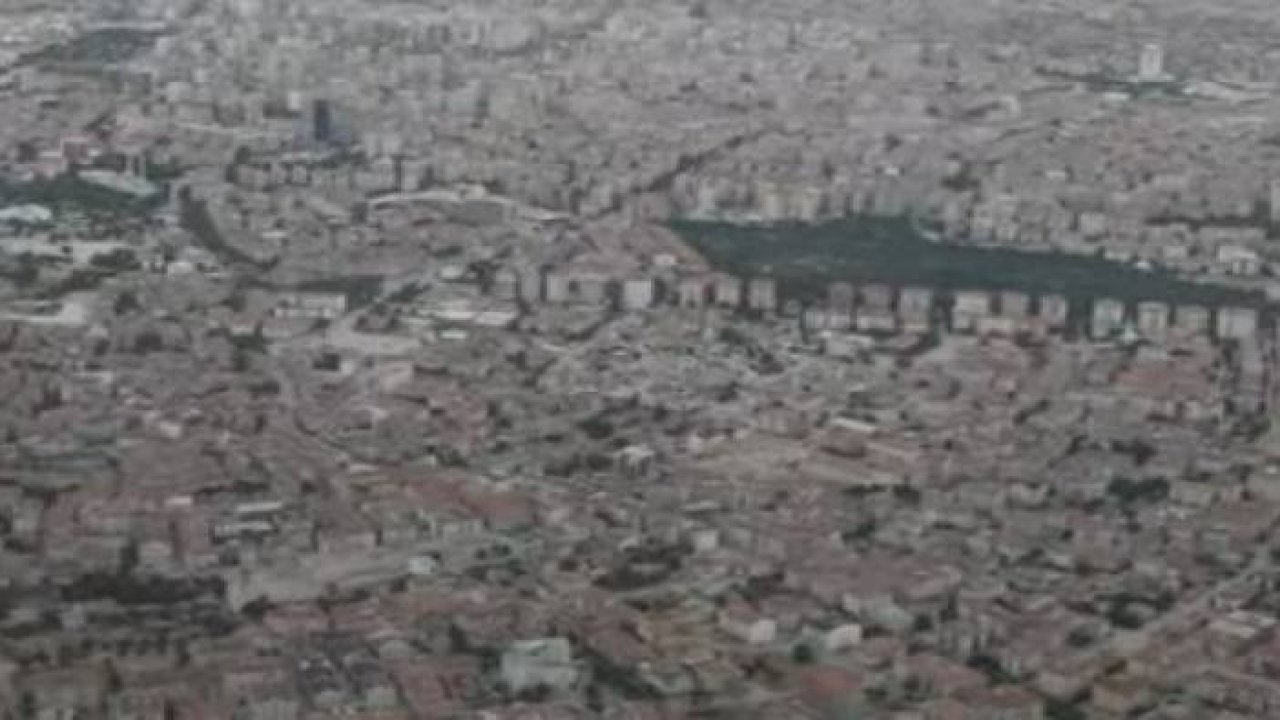 Uçaktan Konya Manzarası