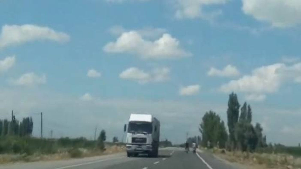 Konya'nın Çumra İlçesinde Trafikte Riskli Görüntüler