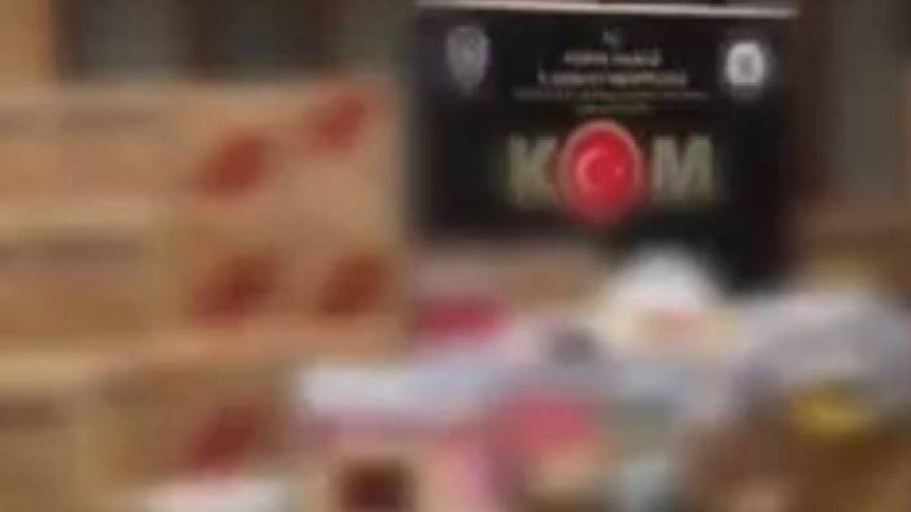 Konya’da 1 milyon 14 bin 400 adet gümrük kaçağı makaron ele geçirildi