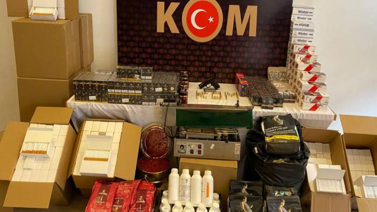 Konya Emniyeti'nden kaçak sigara operasyonu