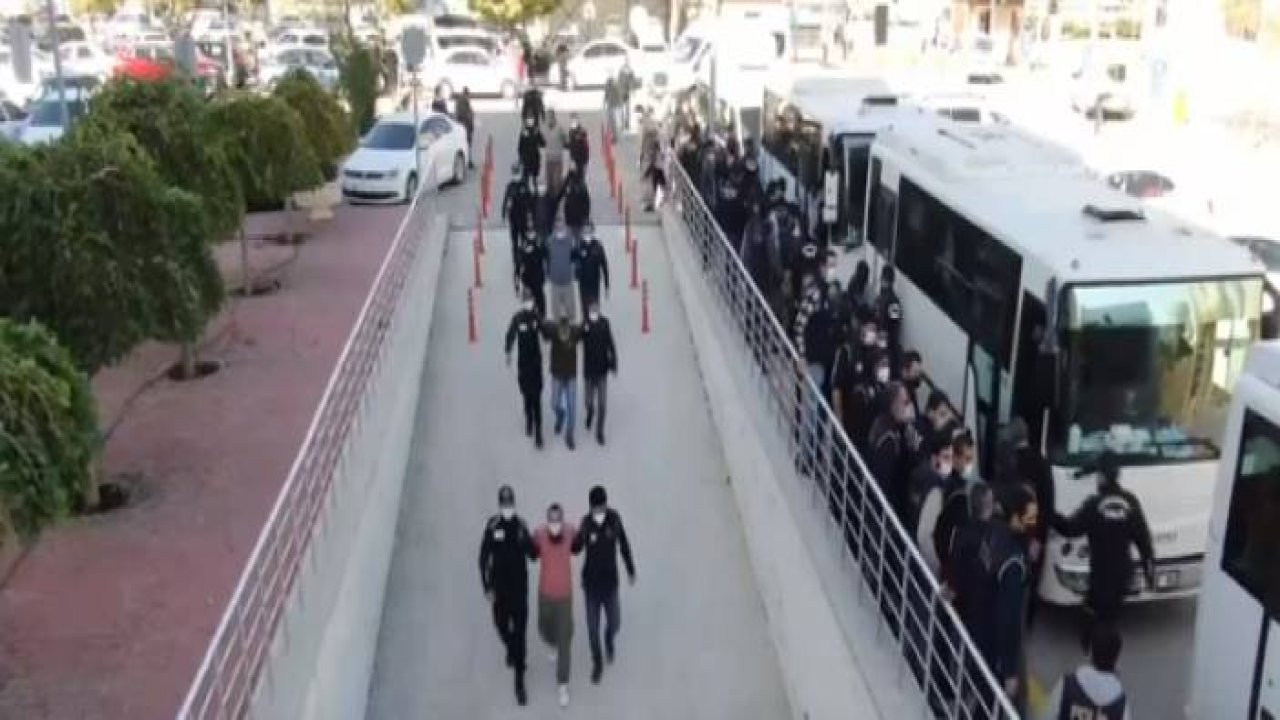 İnfaz timi kuran silahlı suç örgütüne 28 tutuklama