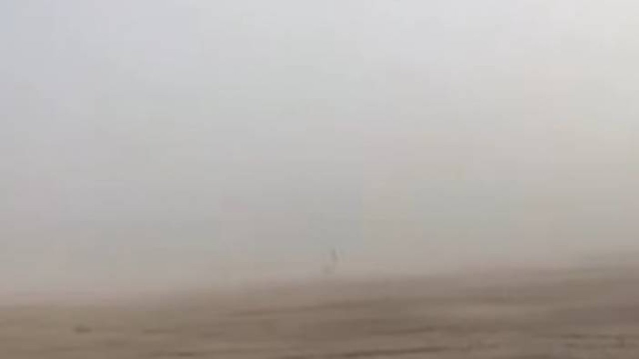 Konya'da Kum Fırtınası; Sürücüler Zor Anlar Yaşadı