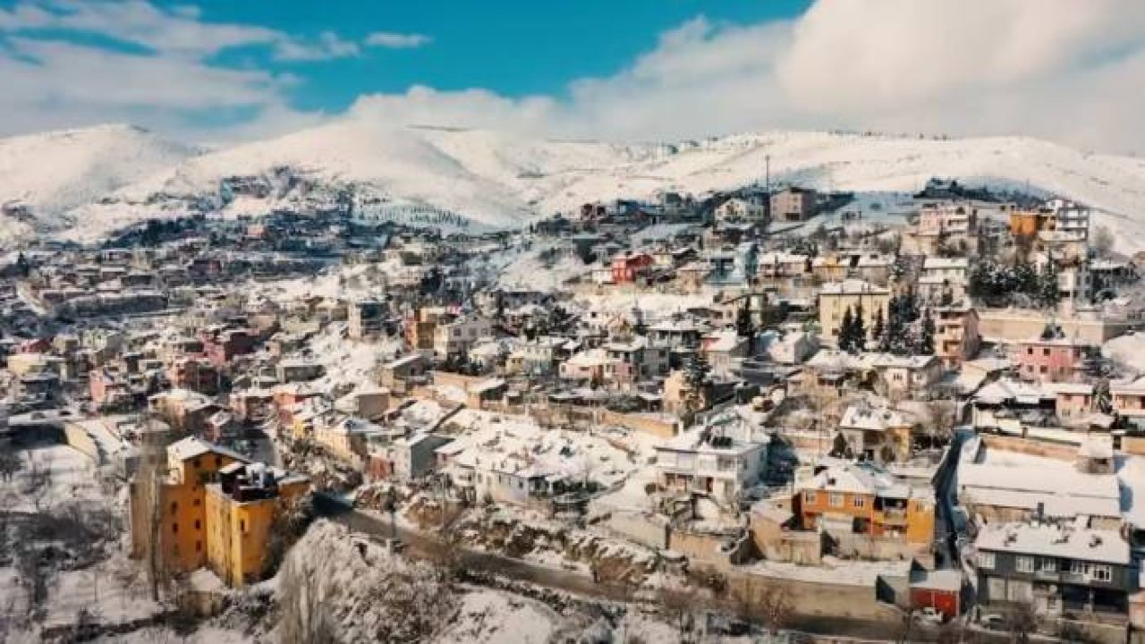 Meram beyaza büründü