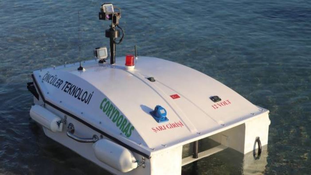Yerli robot denizde temizlik yapacak
