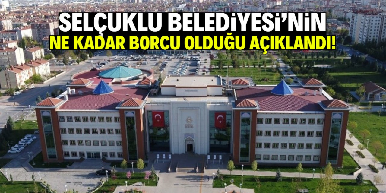Selçuklu Belediyesi'nin ne kadar borcu var? Başkan Pekyatırmacı açıkladı
