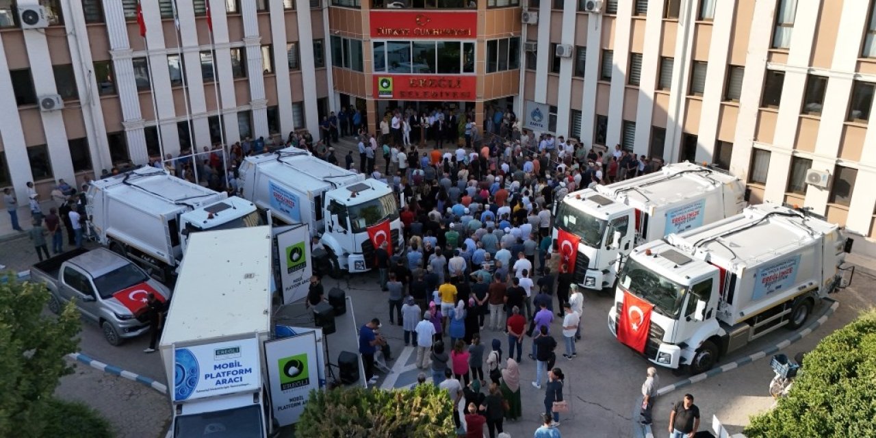 Ereğli'ye yeni temizlik araçları