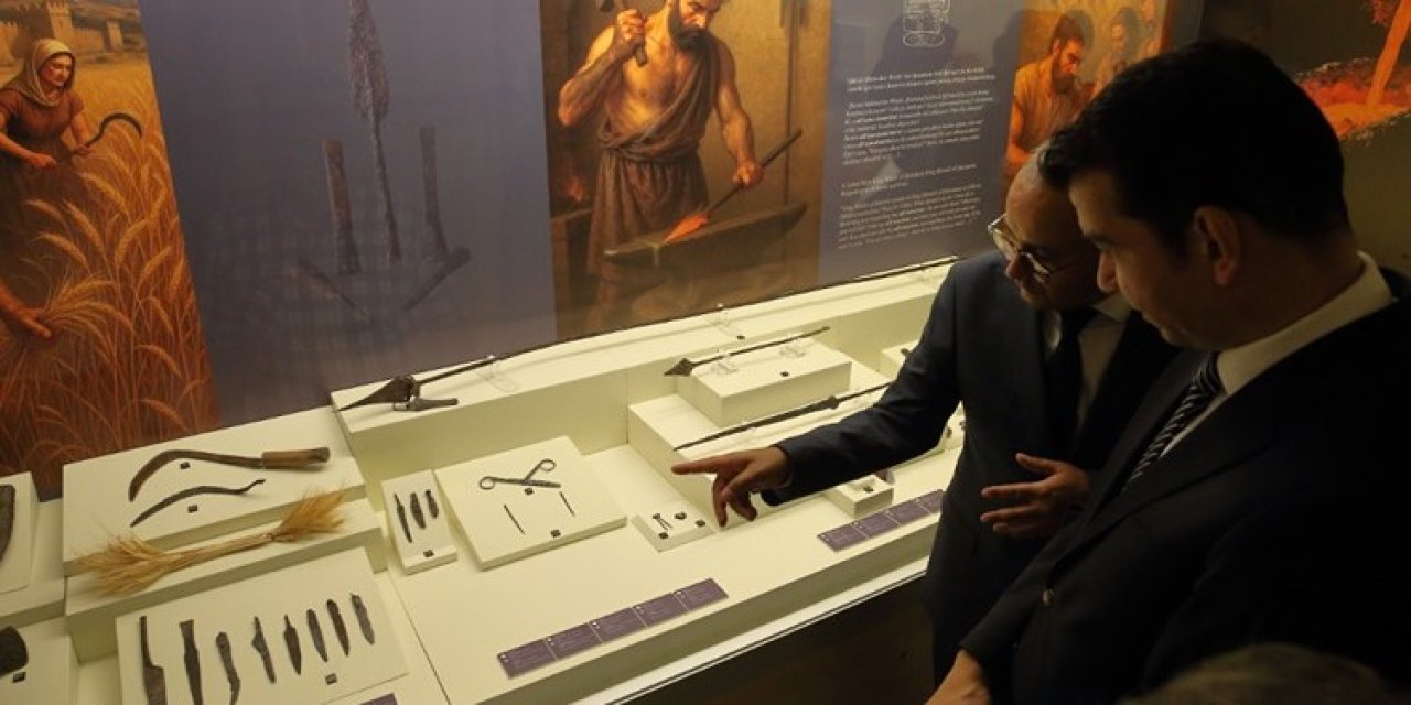 Hititlere ait 2 bin 800 yıllık aletler sergileniyor