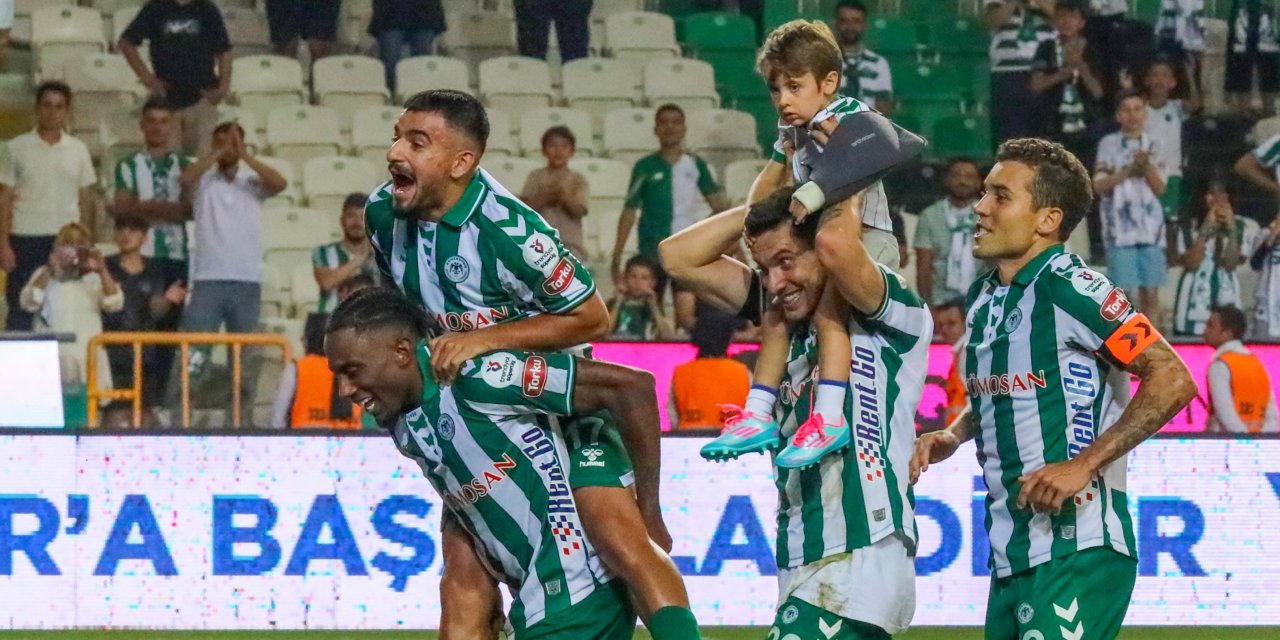 Konyaspor’da liderliğin mutluluğu yaşanıyor