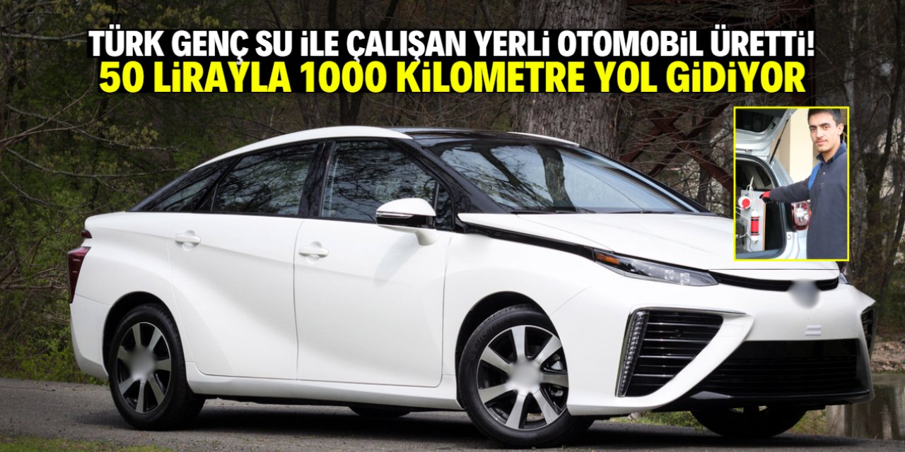 Türk usta su ile çalışan otomobil üretti! 100 kilometrede 5 TL yakıyor
