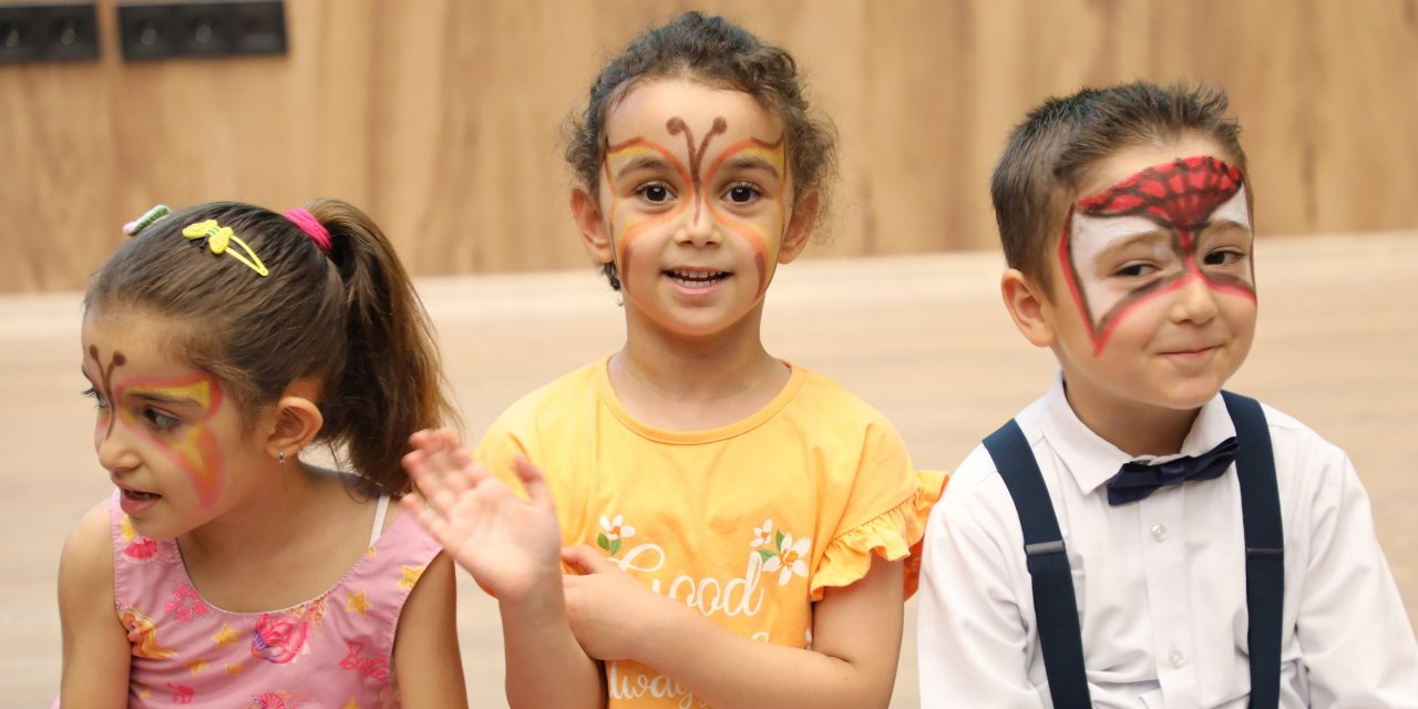 Minikler masal atöylesini çok sevdi