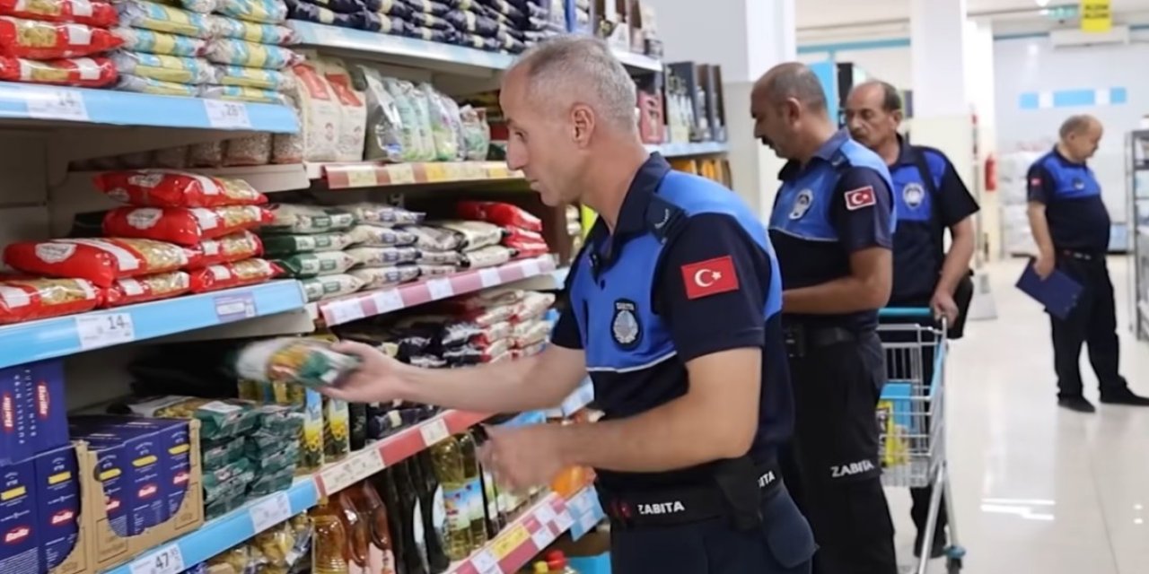 Konya'da marketlere sıkı denetim