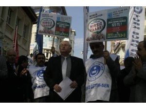 Türkiye Kamu-sen’den Bordro Yakma Eylemi