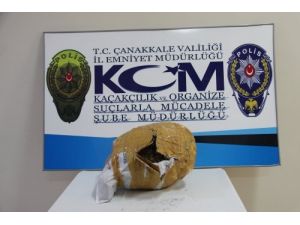 Yolcu Otobüsünde Esrar Maddesi Ele Geçirildi