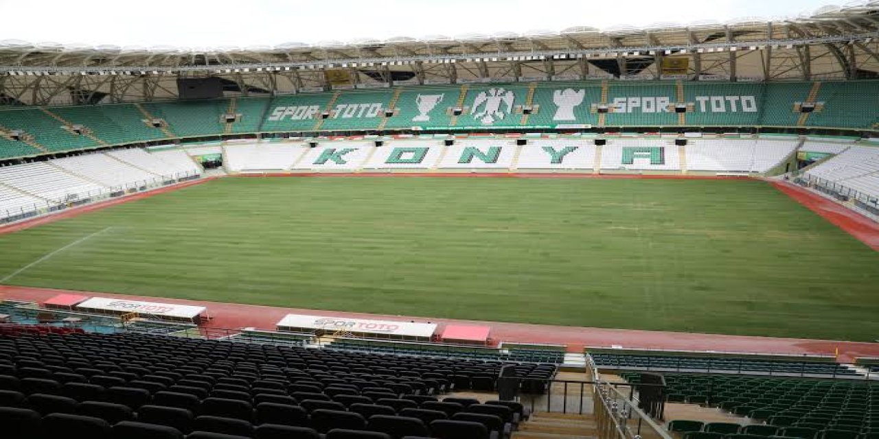 Konya Stadyumunda zemin alarmı